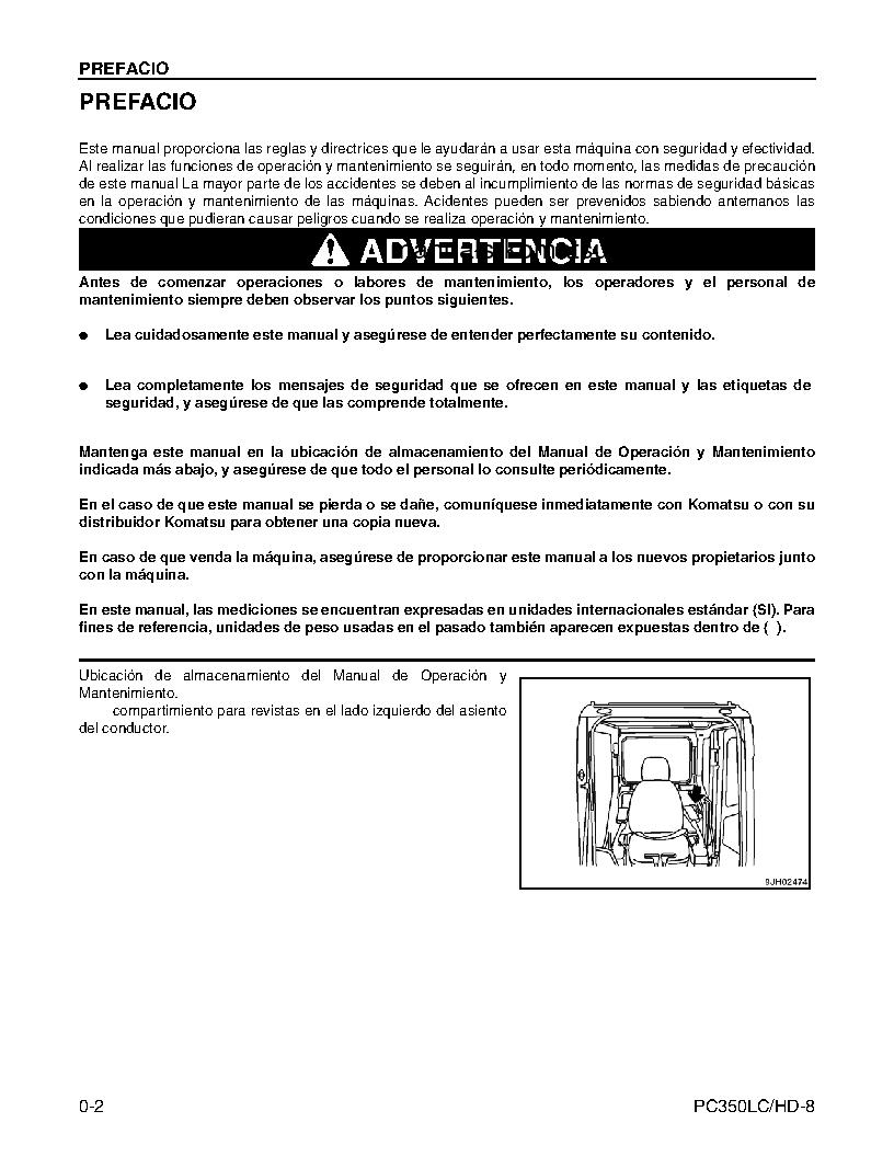 Protected: PC350LC-8(USA) S/N A10001-UP Operation manual (Spanish)