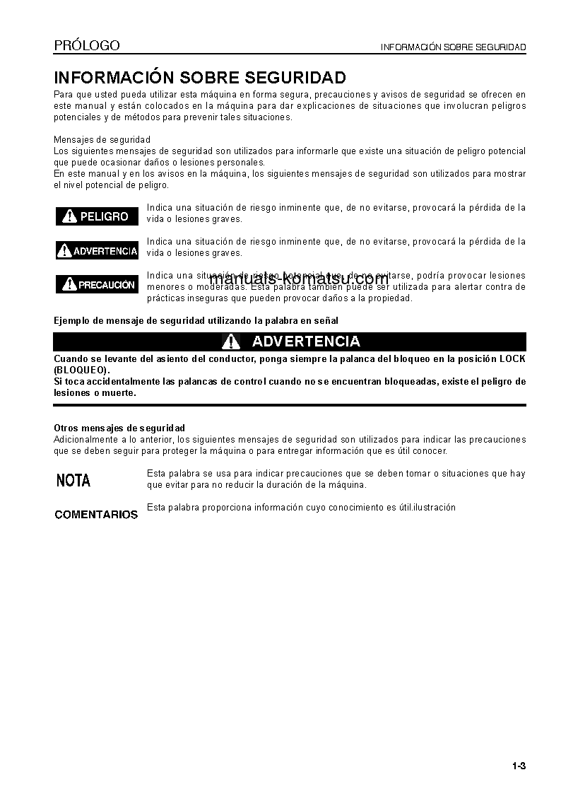 Protected: PC350LC-8(BRA) S/N B10001-UP Operation manual (Spanish)