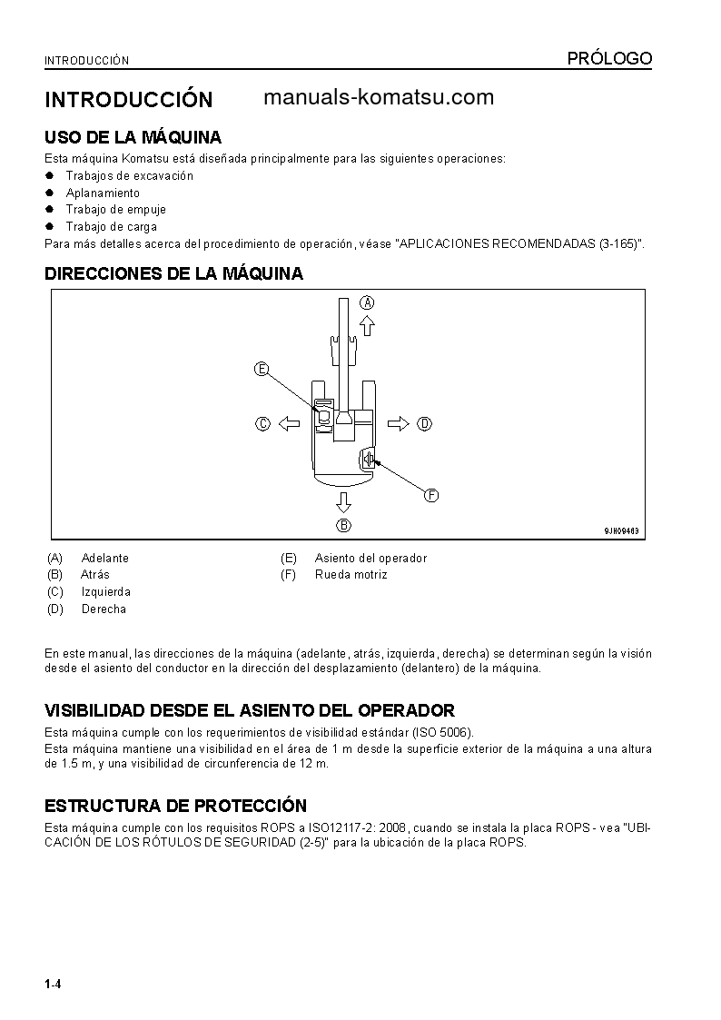 Protected: PC200-8(BRA) S/N B31331-UP Operation manual (Spanish)