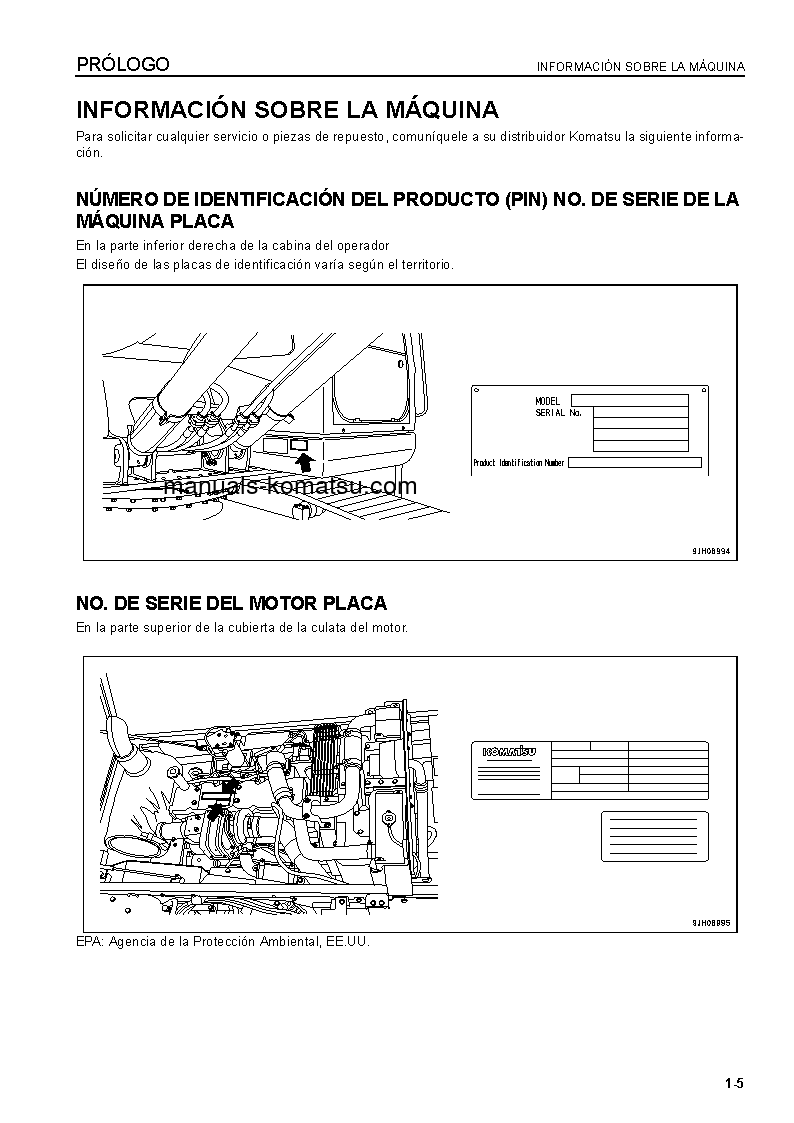 Protected: PC200-8(BRA) S/N B31331-UP Operation manual (Spanish)