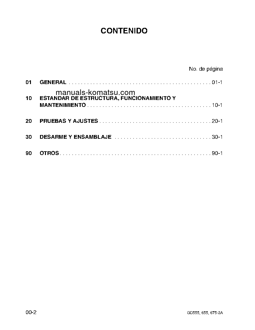 Protected: GD655-3(JPN)-A S/N 10001-UP Shop (repair) manual (Spanish)