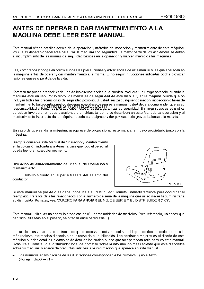 Protected: GD675-3(JPN)-E0 S/N 51301-UP Operation manual (Spanish)