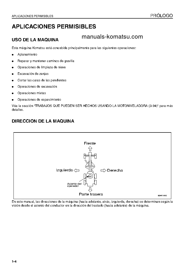 Protected: GD675-3(JPN)-E0 S/N 51301-UP Operation manual (Spanish)