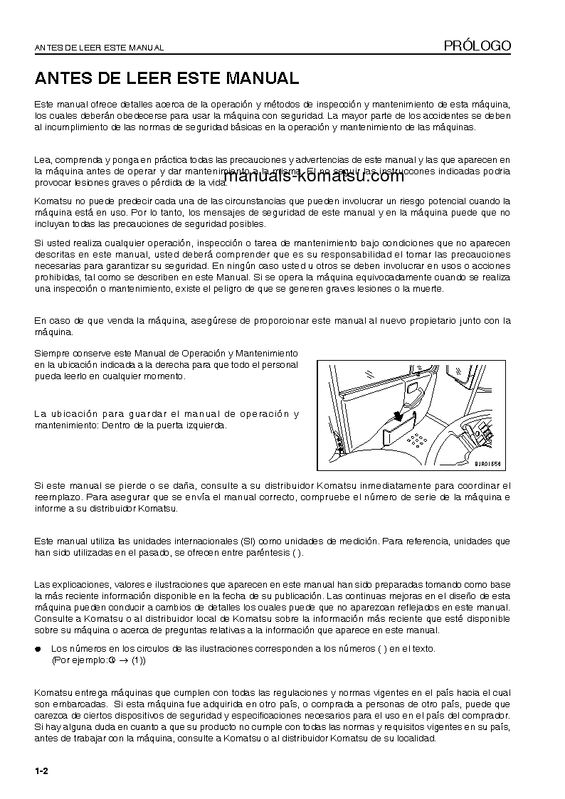 Protected: HD785-7(JPN) S/N 7001-UP Operation manual (Spanish)