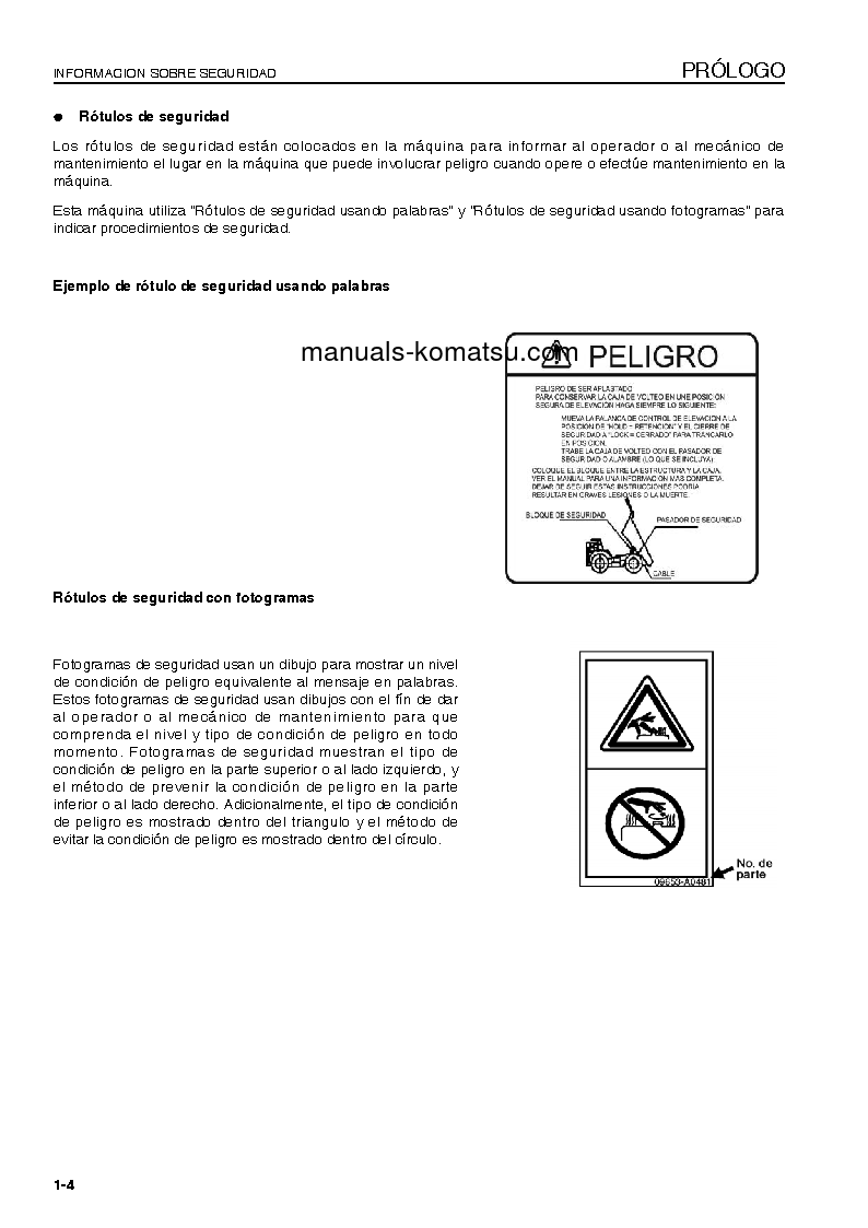 Protected: HD785-7(JPN) S/N 7001-UP Operation manual (Spanish)