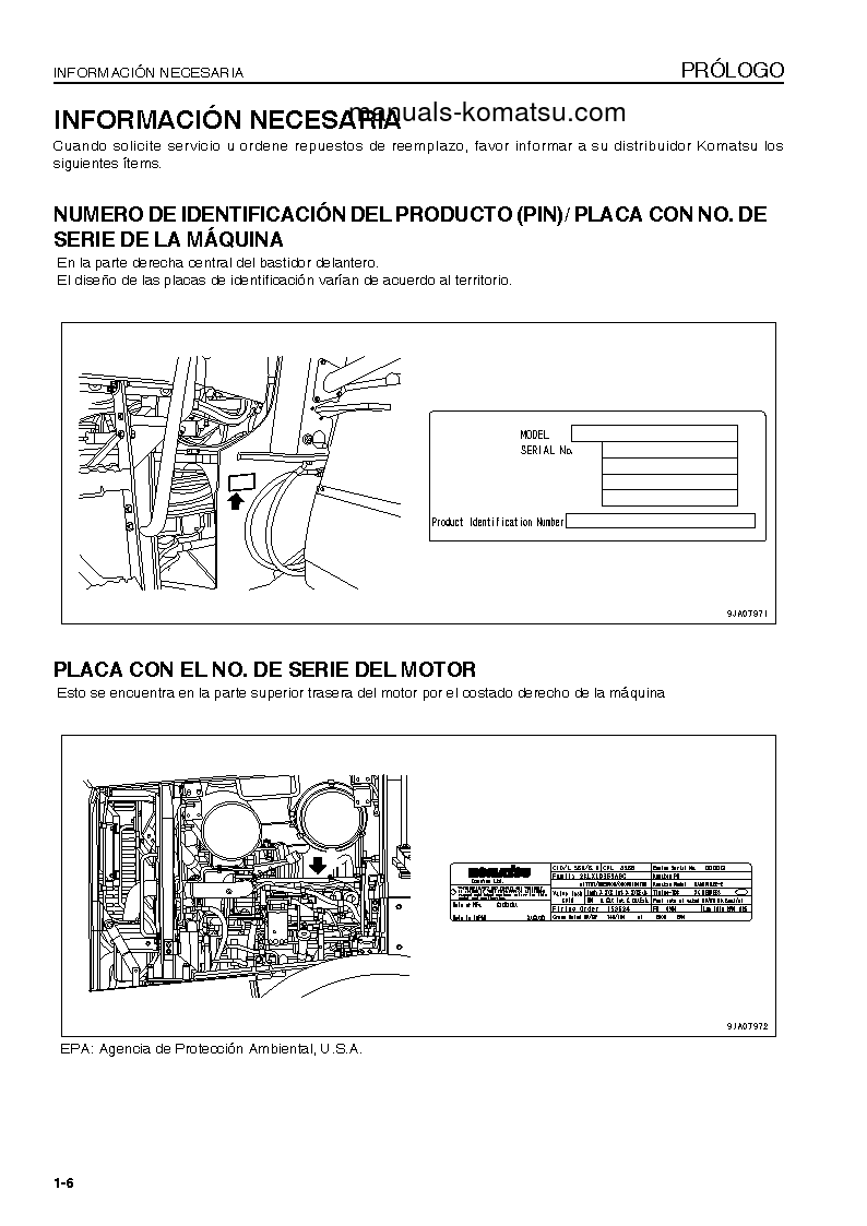 Protected: WA380-6(JPN) S/N 65001-UP Operation manual (Spanish)