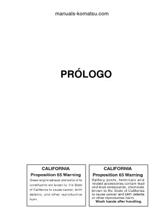 WA250-6(JPN)-FOR N. AMERICA S/N 75001-UP Operation manual (Spanish)