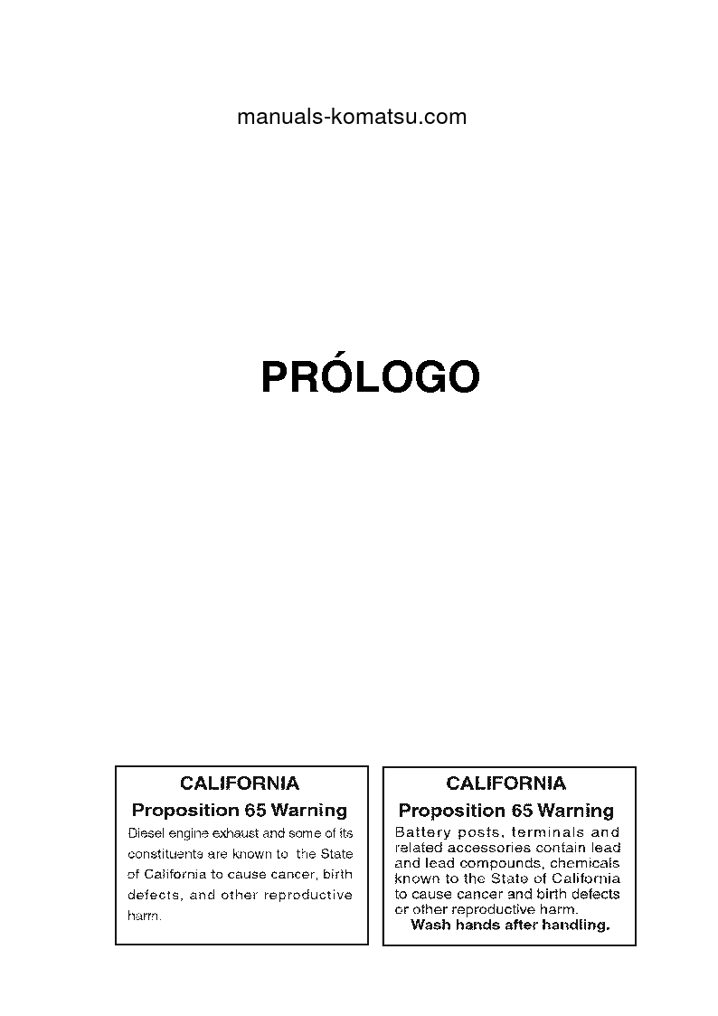 Protected: WA250-6(JPN)-FOR N. AMERICA S/N 75001-UP Operation manual (Spanish)