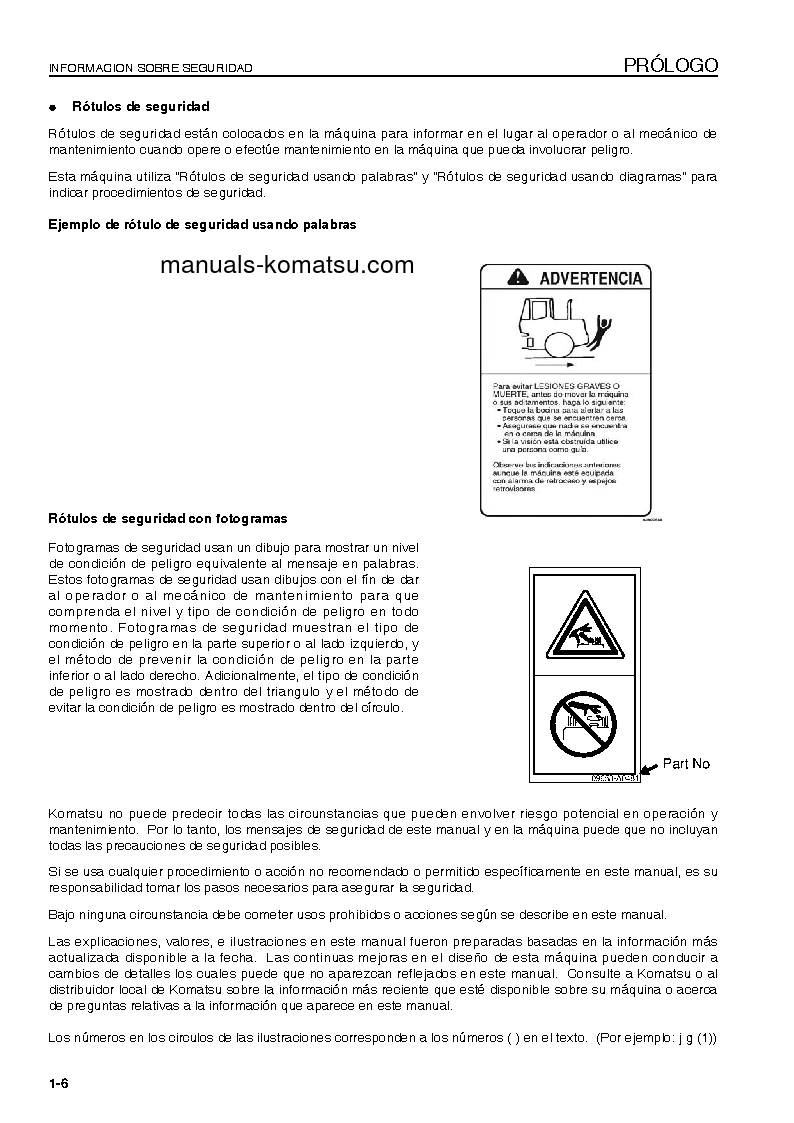 Protected: WA250-6(JPN)-FOR N. AMERICA S/N 75001-UP Operation manual (Spanish)