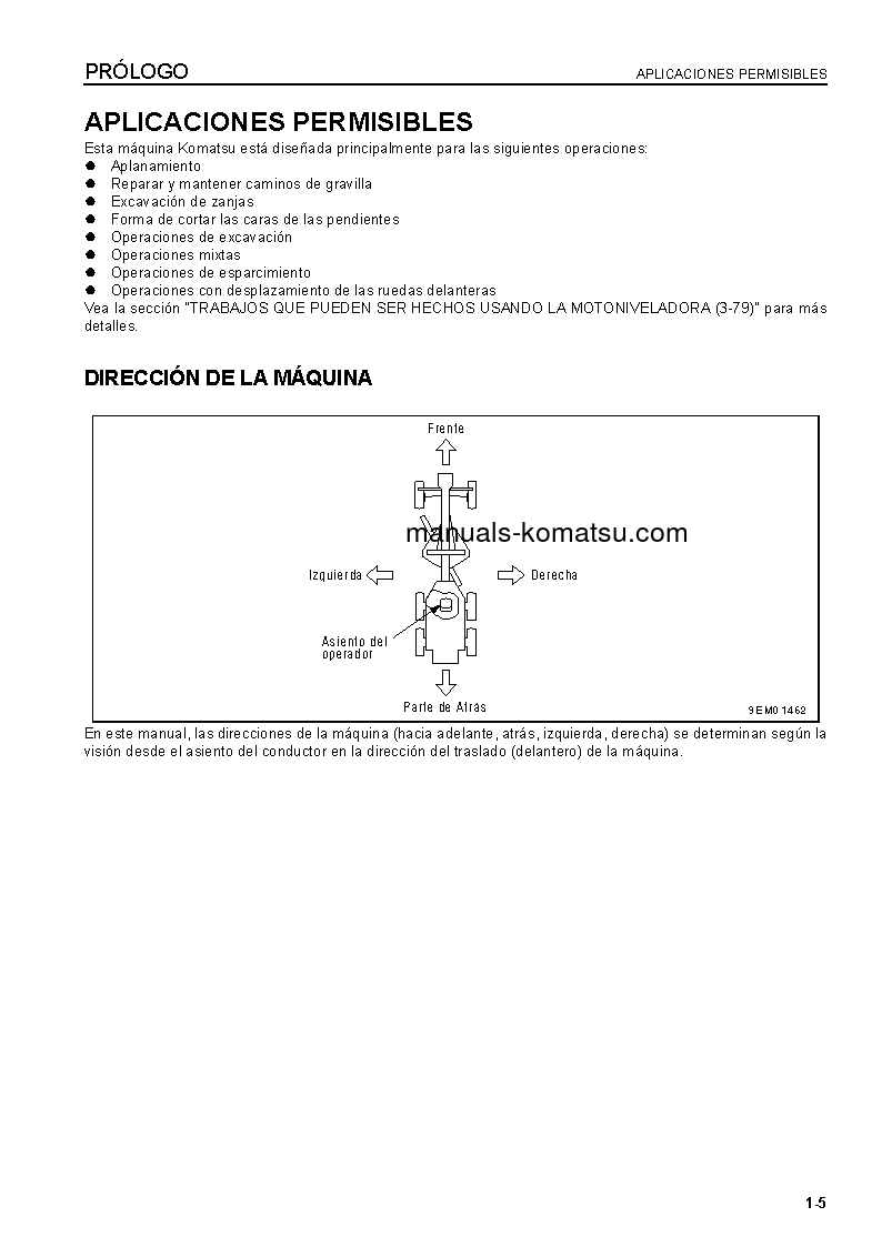 Protected: GD825A-2(JPN) S/N 12503-UP Operation manual (Spanish)