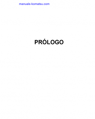 D375A-6(JPN)-R S/N 65001-UP Operation manual (Spanish)