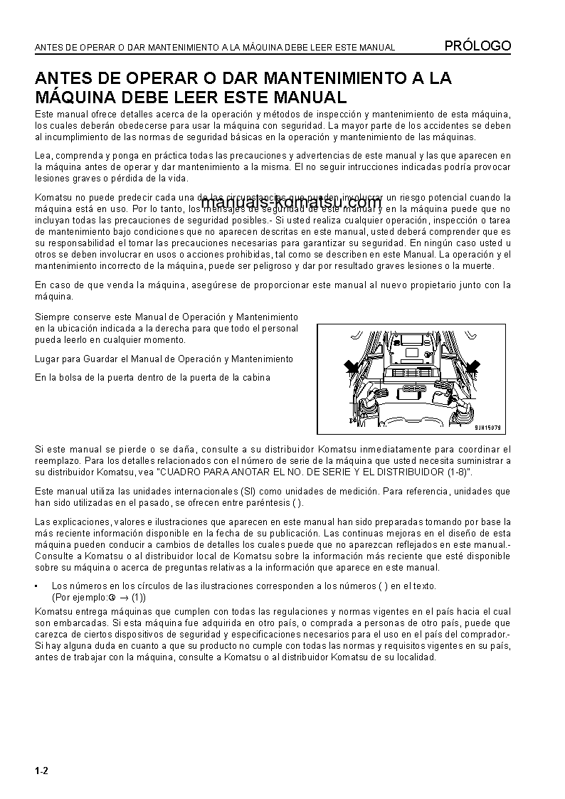 Protected: D375A-6(JPN)-R S/N 65001-UP Operation manual (Spanish)