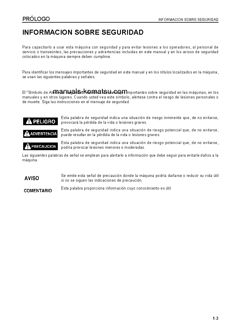 Protected: D375A-6(JPN)-R S/N 65001-UP Operation manual (Spanish)