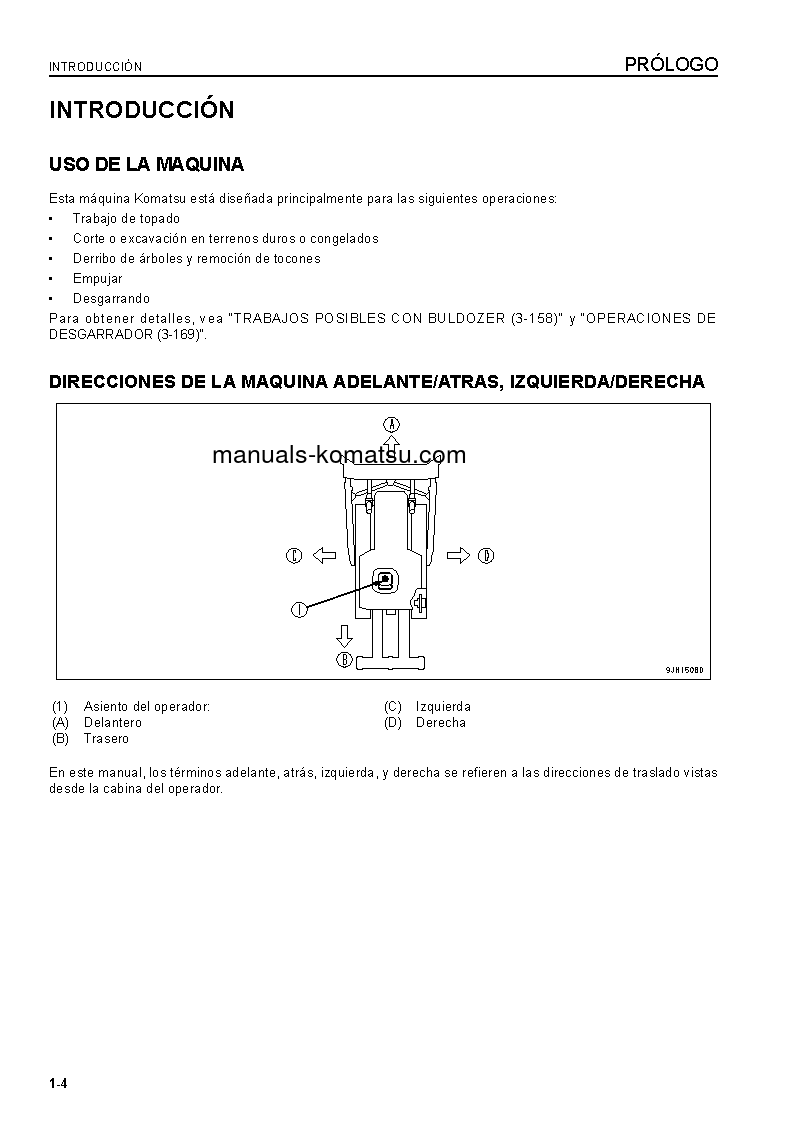 Protected: D375A-6(JPN)-R S/N 65001-UP Operation manual (Spanish)
