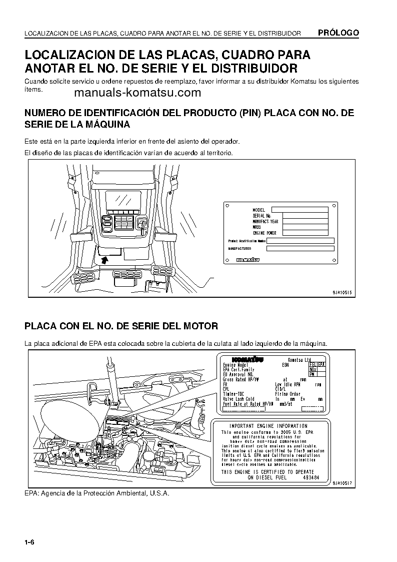 Protected: D65EX-16(JPN) S/N 80012-UP Operation manual (Spanish)