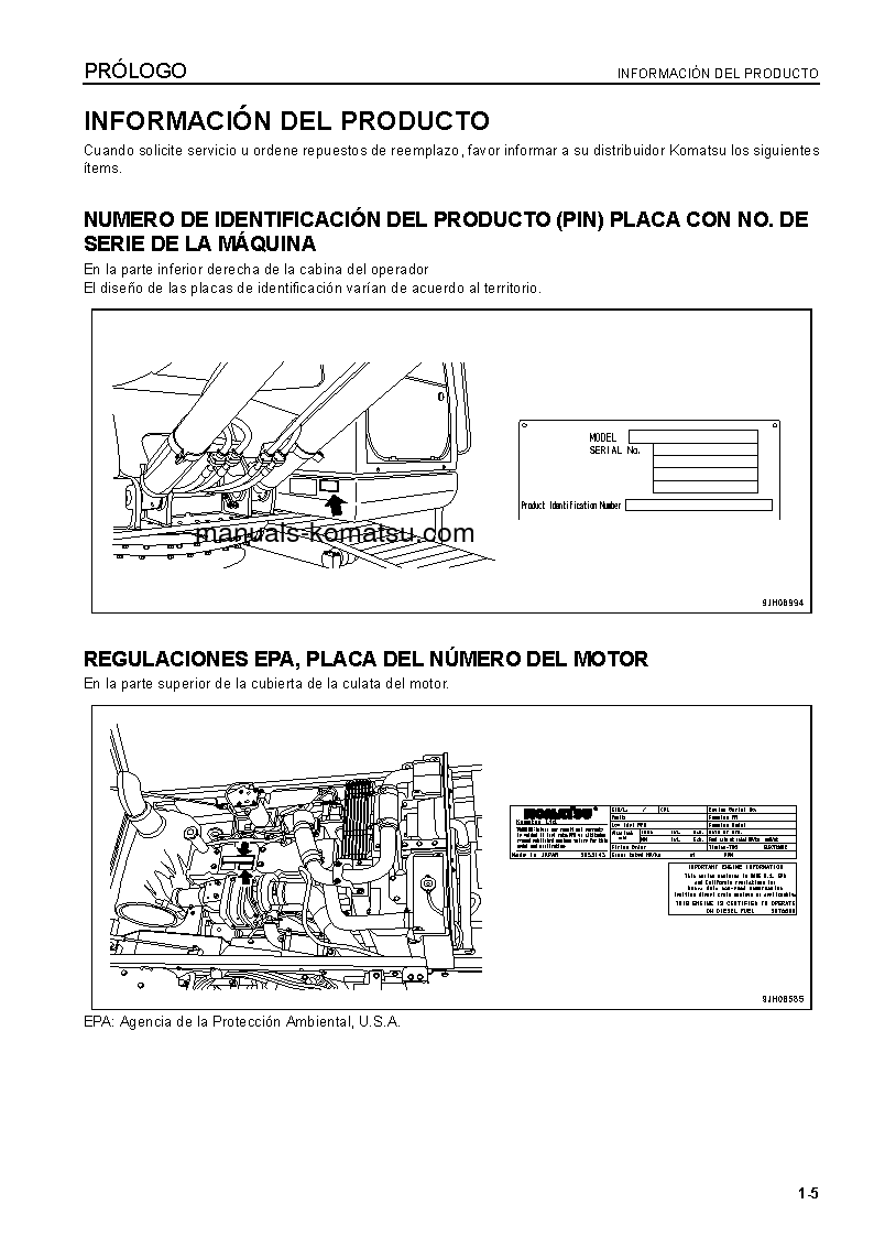 Protected: PC220LC-8(JPN)-WORK EQUIPMENT GREASE 500H S/N 85001-UP Operation manual (Spanish)
