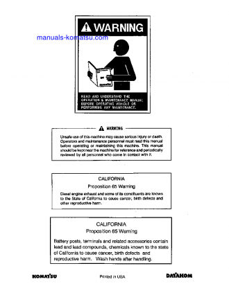GD555-5(JPN) S/N 55008-UP Operation manual (Spanish)