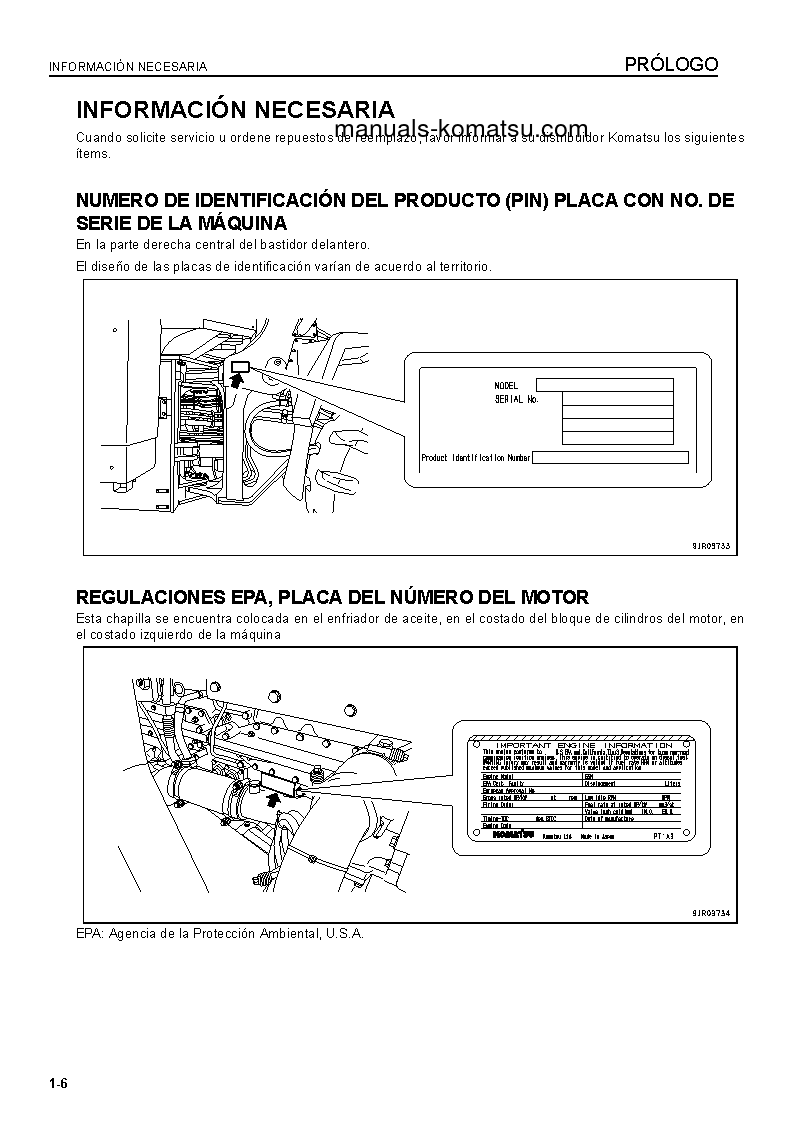 Protected: WA600-6(JPN) S/N 60732-UP Operation manual (Spanish)