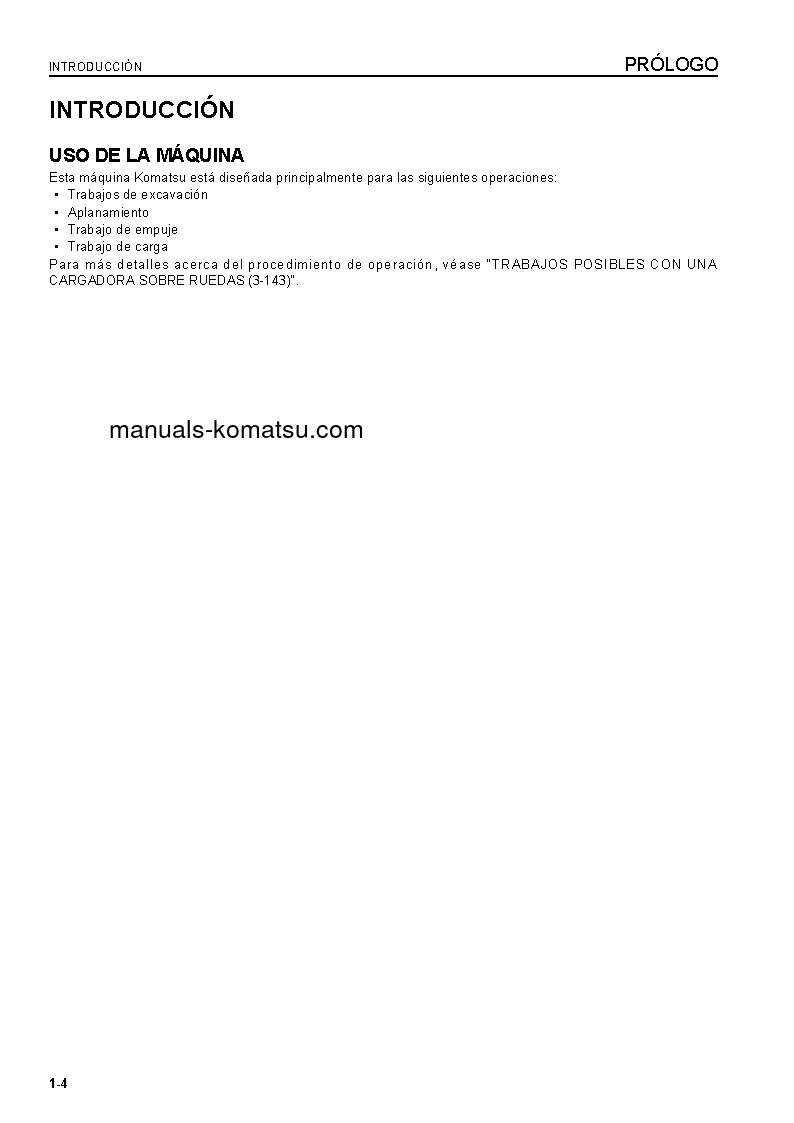 Protected: WA430-6(JPN) S/N 65570-UP Operation manual (Spanish)