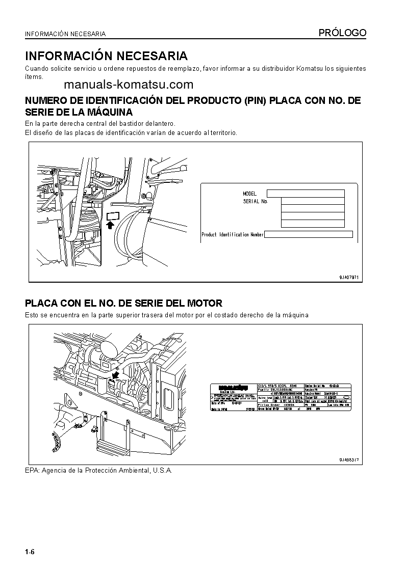Protected: WA430-6(JPN) S/N 65570-UP Operation manual (Spanish)