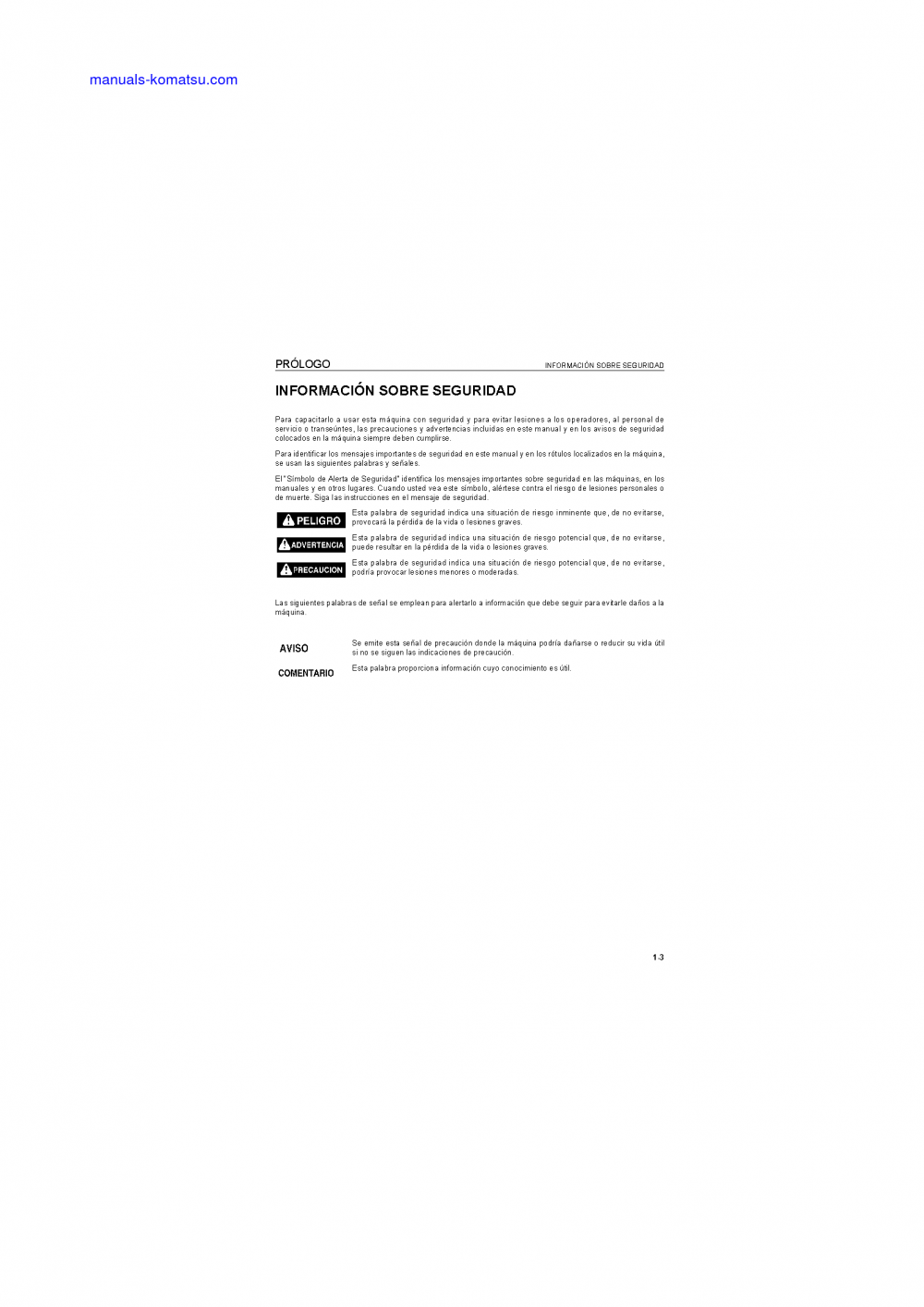 Protected: WA1200-6(JPN) S/N 60001-UP Operation manual (Spanish)