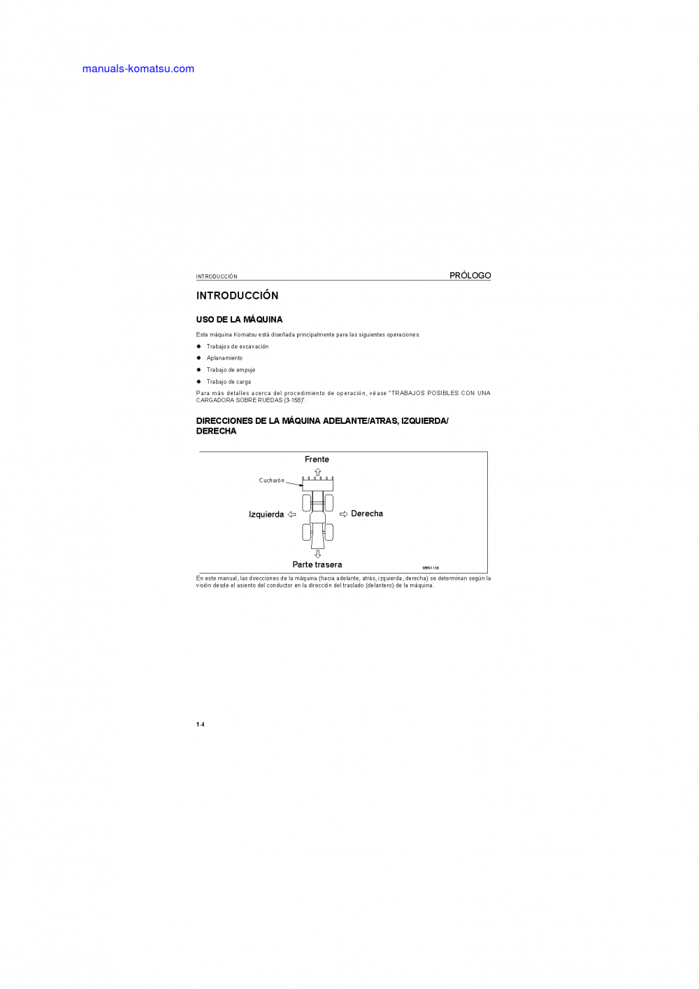 Protected: WA1200-6(JPN) S/N 60001-UP Operation manual (Spanish)