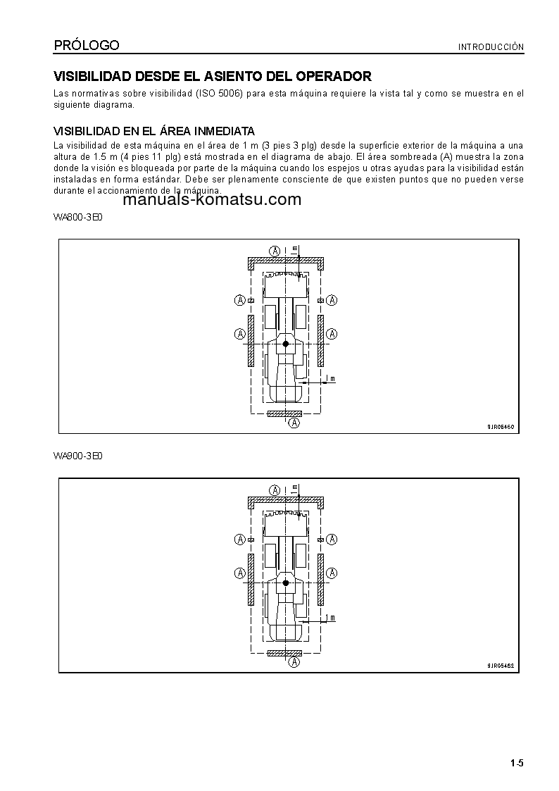 Protected: WA800-3(JPN)-E0 S/N 70063-UP Operation manual (Spanish)