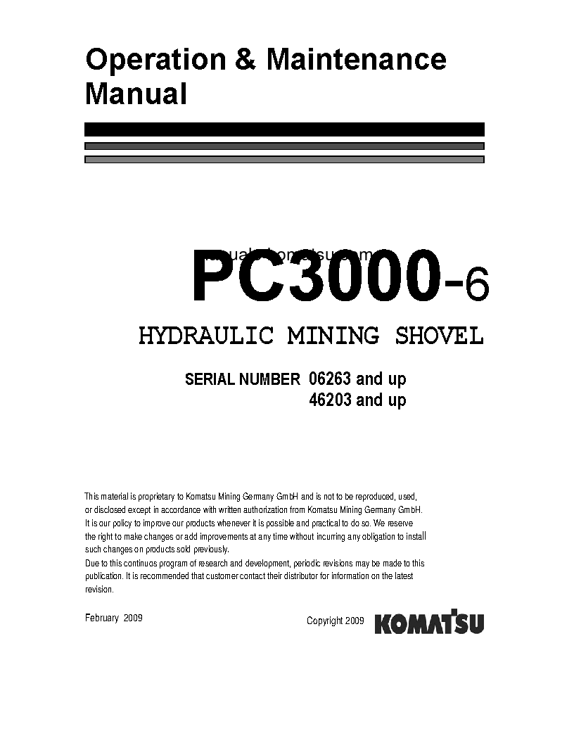 PC3000-6(DEU) S/N 06263-06263 Operation manual (English)