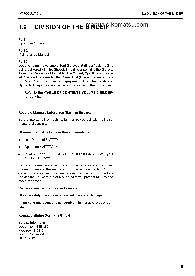 Protected: PC4000-6(DEU) S/N 08186-08186 Operation manual (English)