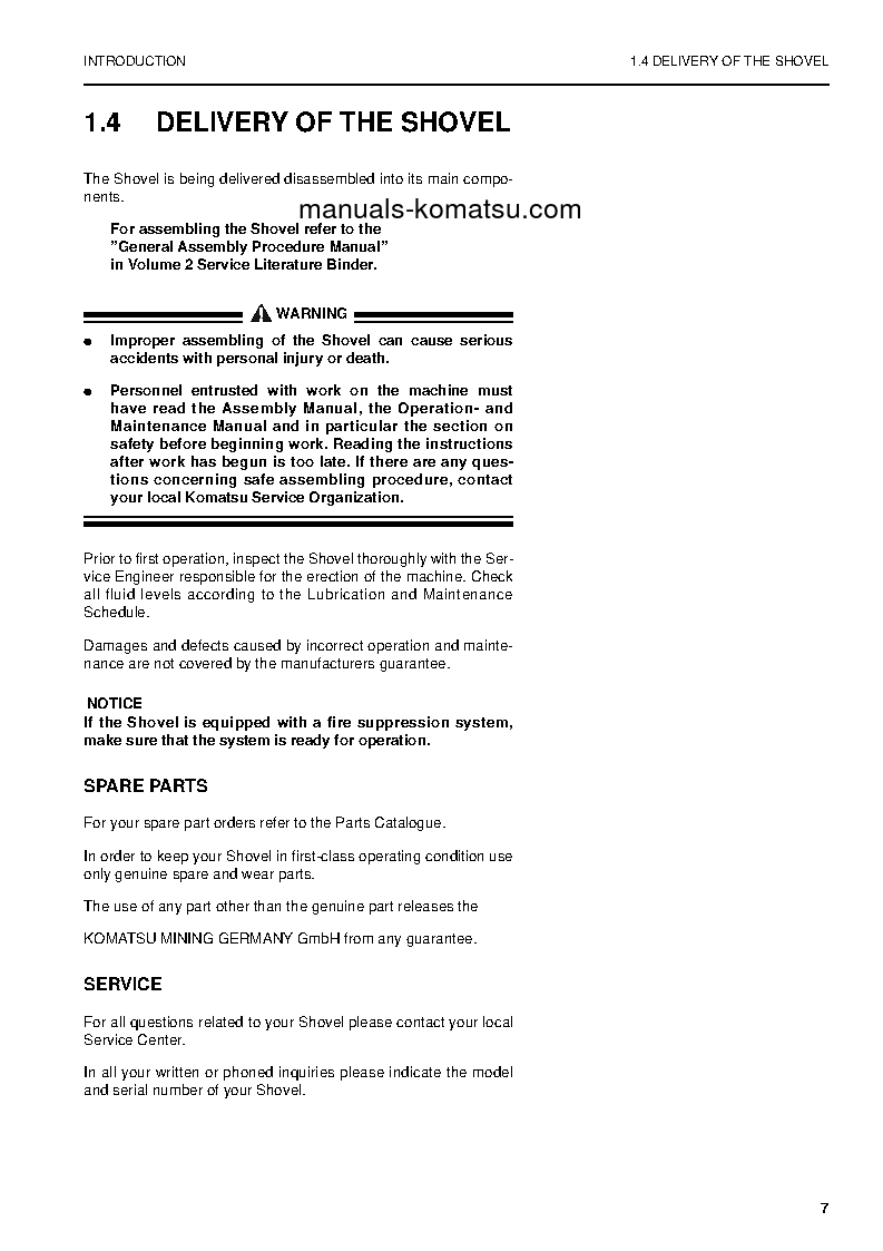 Protected: PC4000-6(DEU) S/N 08187-08187 Operation manual (English)