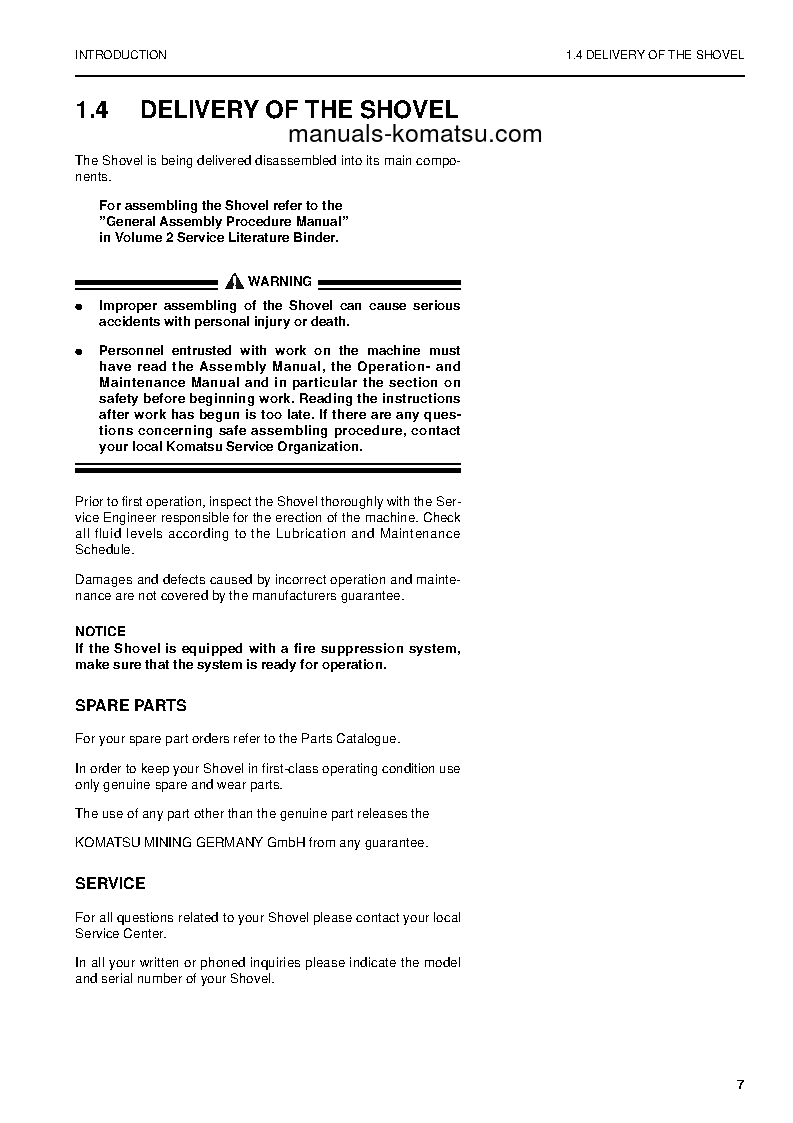 Protected: PC4000-6(DEU) S/N 08189-08189 Operation manual (English)