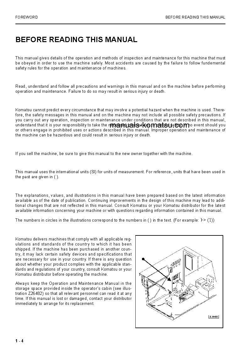 Protected: PC4000-6(DEU)-ELECTRIC MOTOR S/N 08207-08207 Operation manual (English)