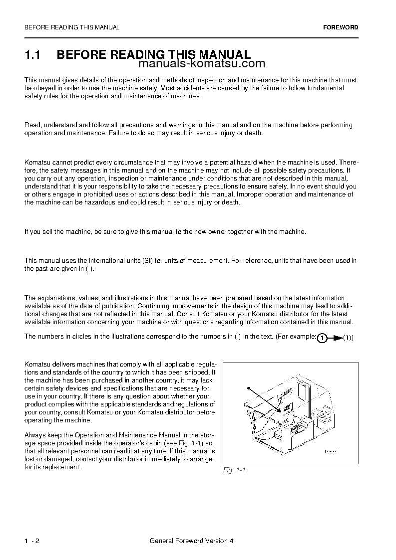 Protected: PC4000-6(DEU) S/N 08239-08239 Operation manual (English)