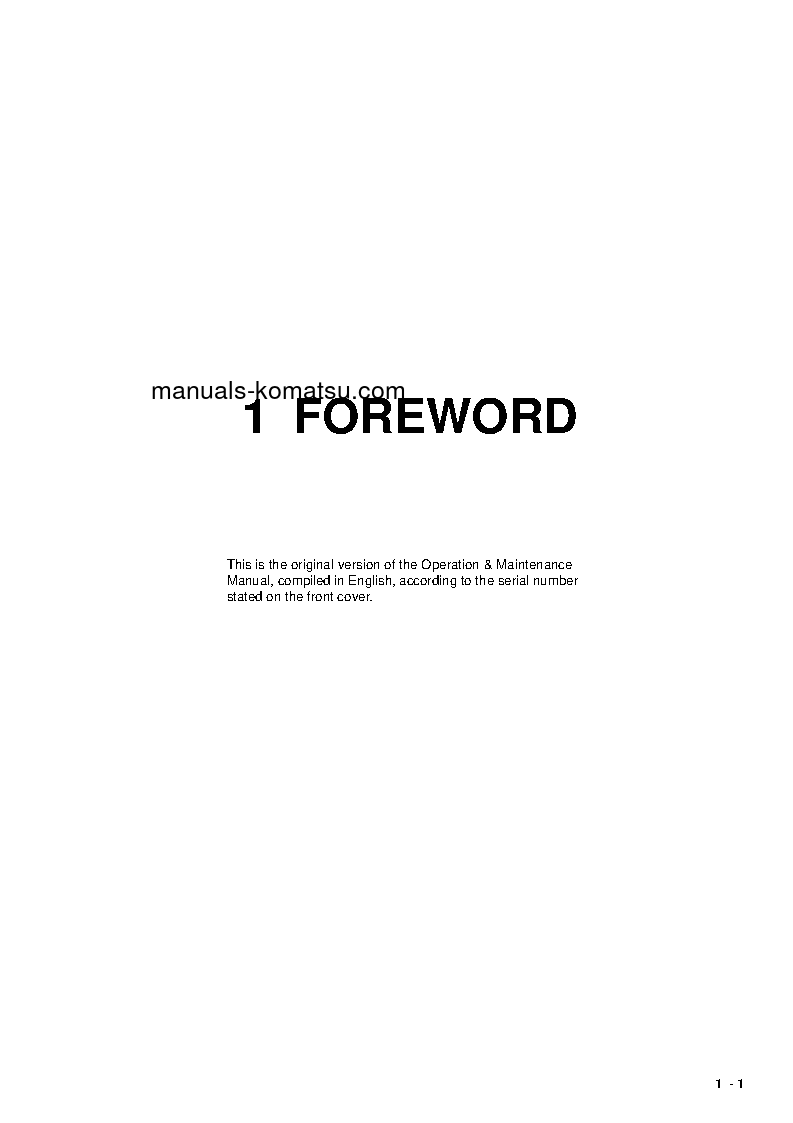 Protected: PC4000-6(DEU) S/N 08242-08242 Operation manual (English)