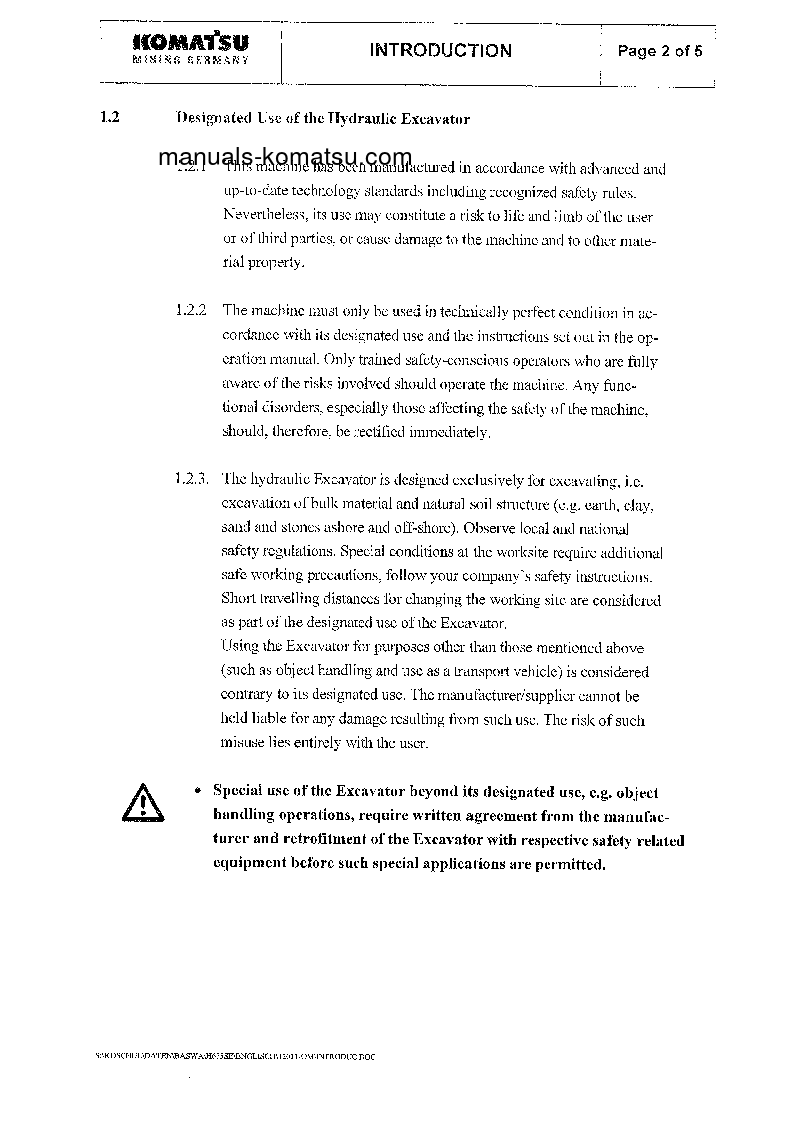 Protected: PC8000-6(DEU)-MIAN DRIVE MOTOR S/N 12031-12031 Operation manual (English)