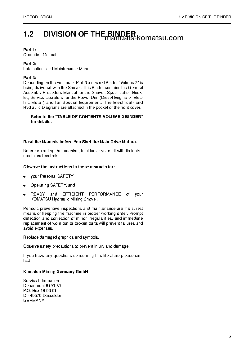 Protected: PC8000-6(DEU)-ELECTRIC MOTOR S/N 12069-12069 Operation manual (English)