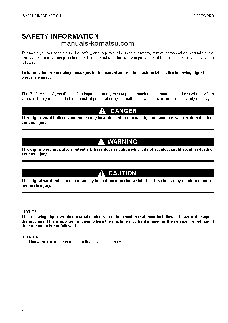 Protected: PC8000-6(DEU) S/N 12076-12076 Operation manual (English)