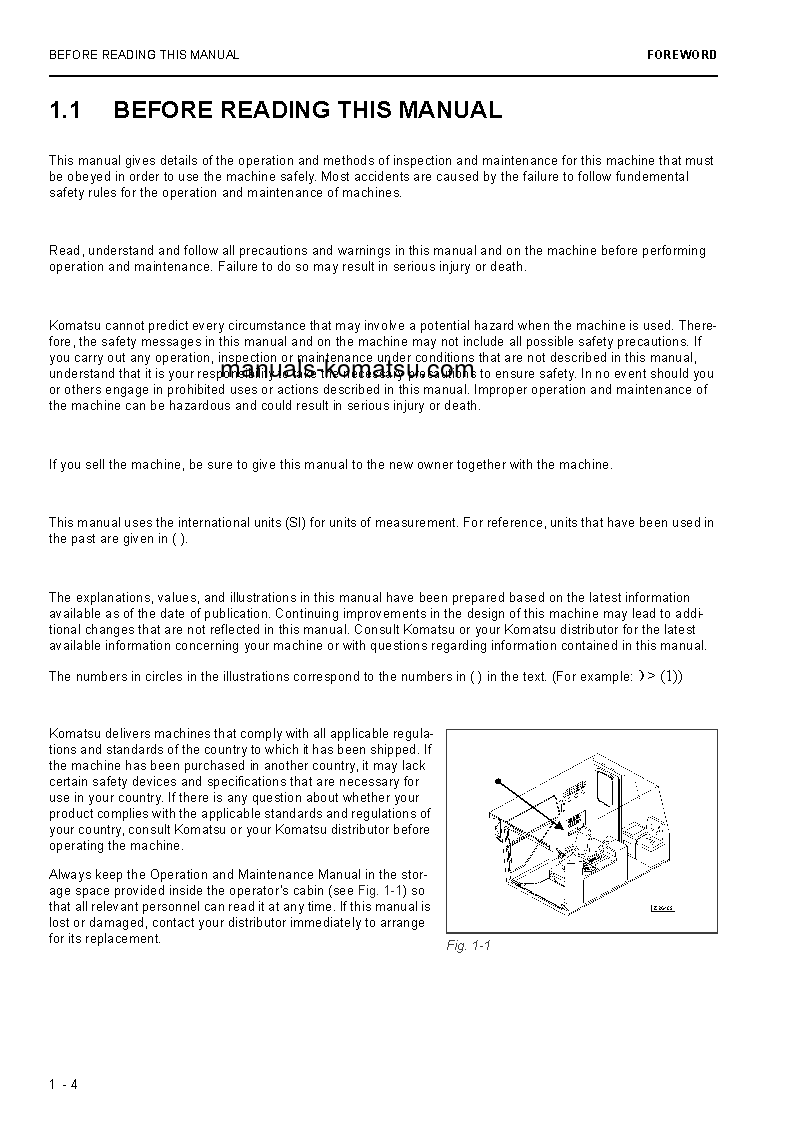 Protected: PC8000-6(DEU) S/N 12077-12077 Operation manual (English)