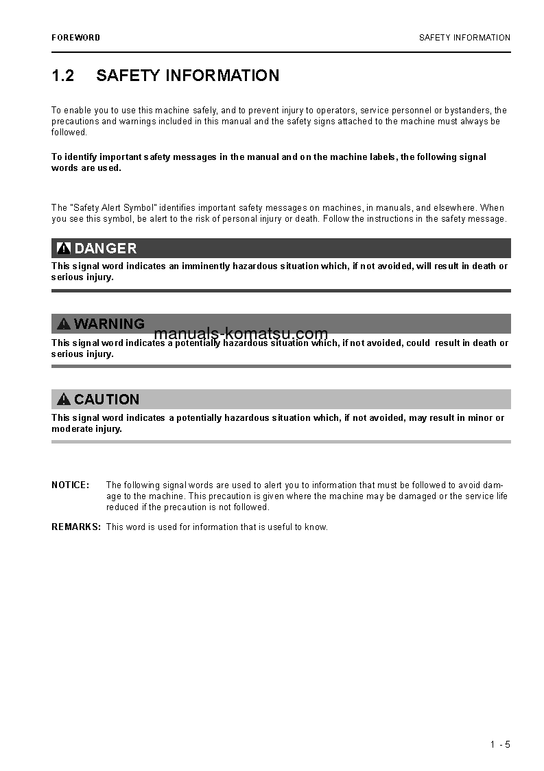 Protected: PC8000-6(DEU) S/N 12077-12077 Operation manual (English)