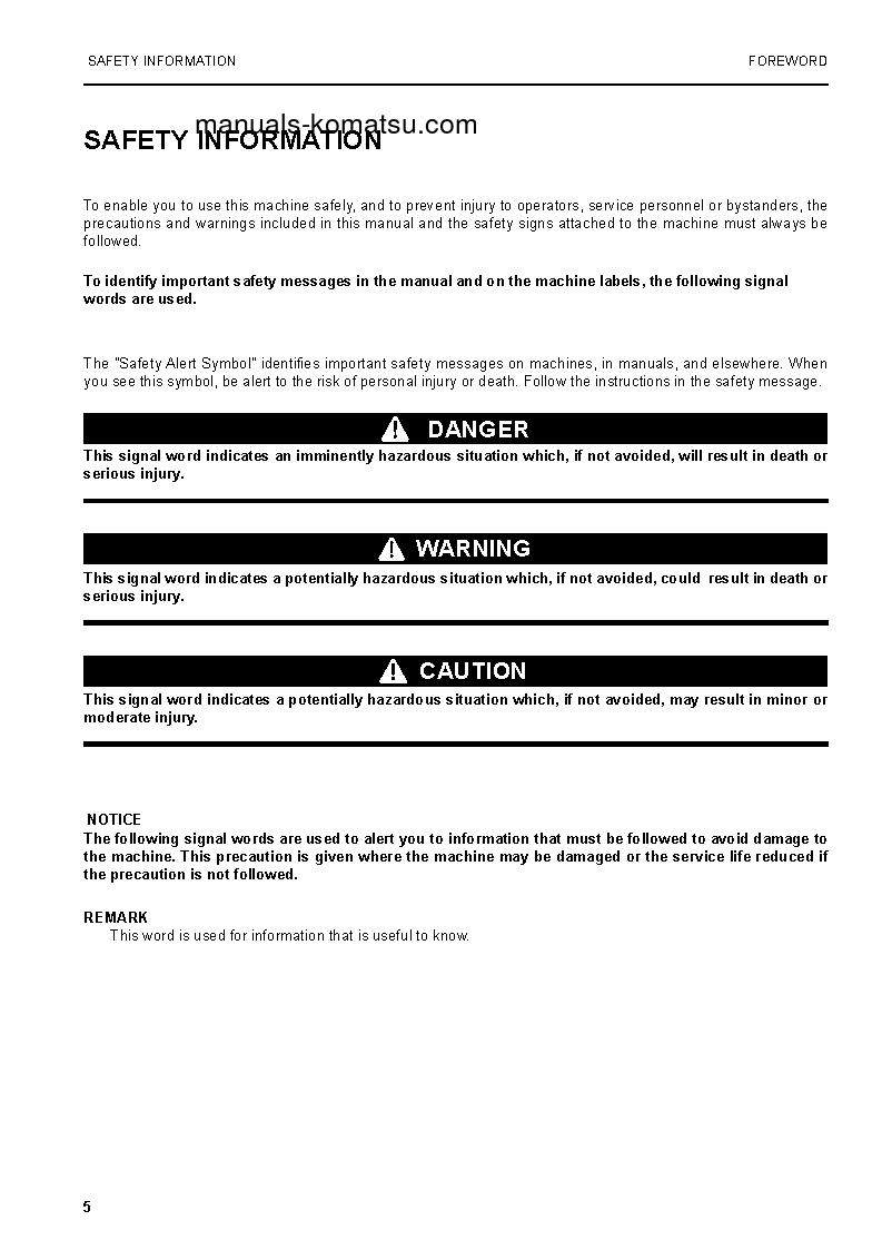 Protected: PC8000-6(DEU) S/N 12078-12078 Operation manual (English)