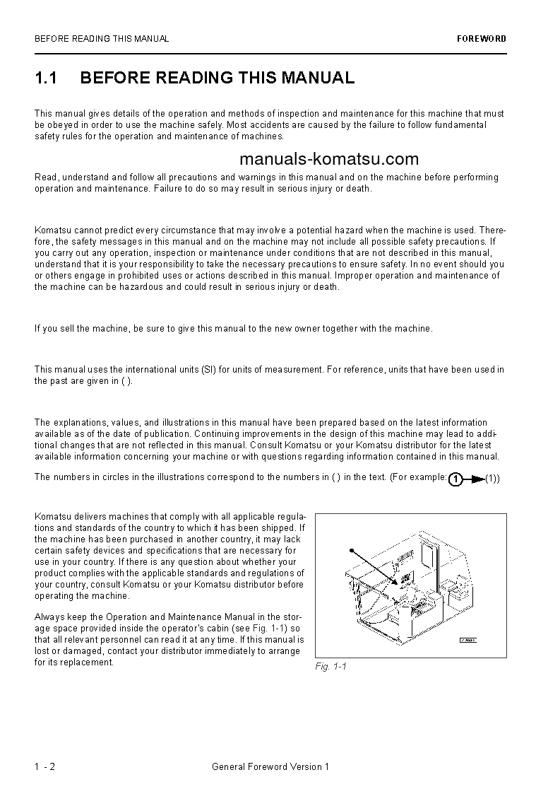 Protected: PC8000E-6(DEU) S/N 12080-12080 Operation manual (English)