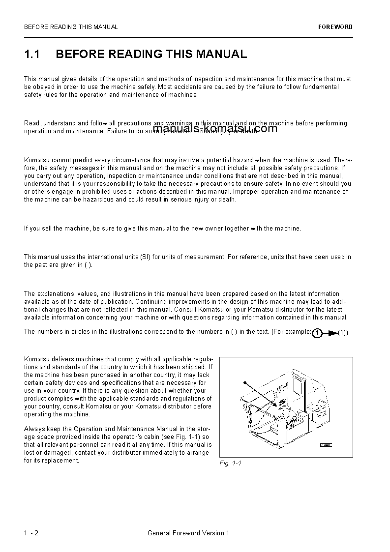 Protected: PC8000-6(DEU) S/N 12082-12082 Operation manual (English)