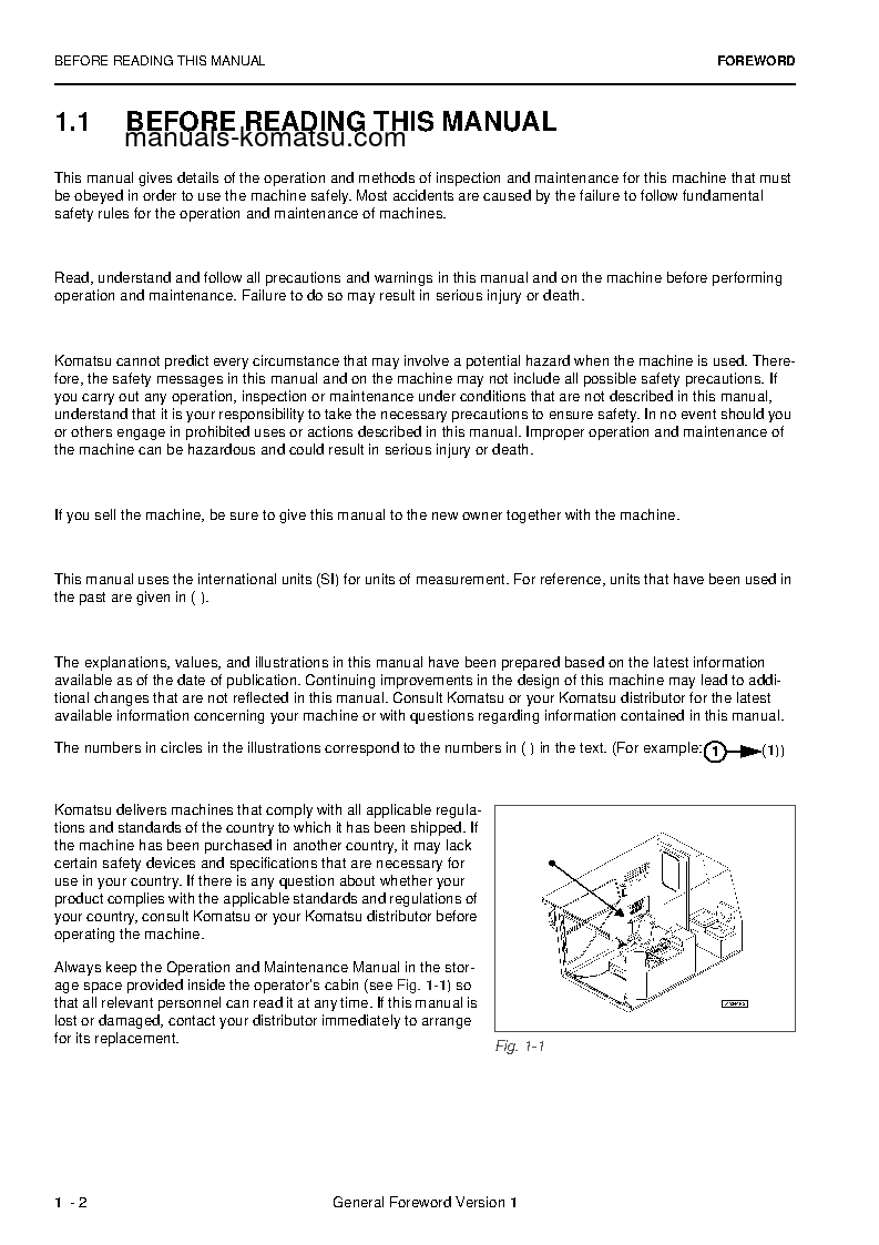 Protected: PC8000E-6(DEU) S/N 12088 Operation manual (English)