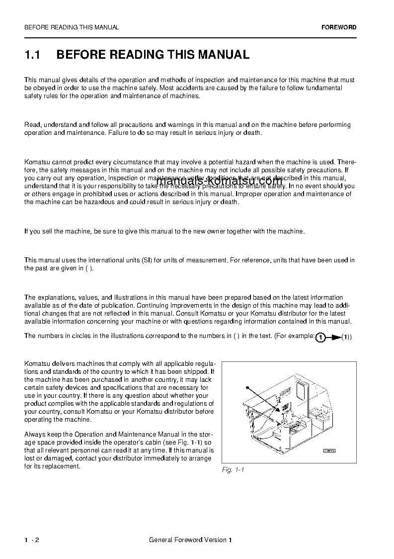 Protected: PC8000E-6(DEU) S/N 12089 Operation manual (English)