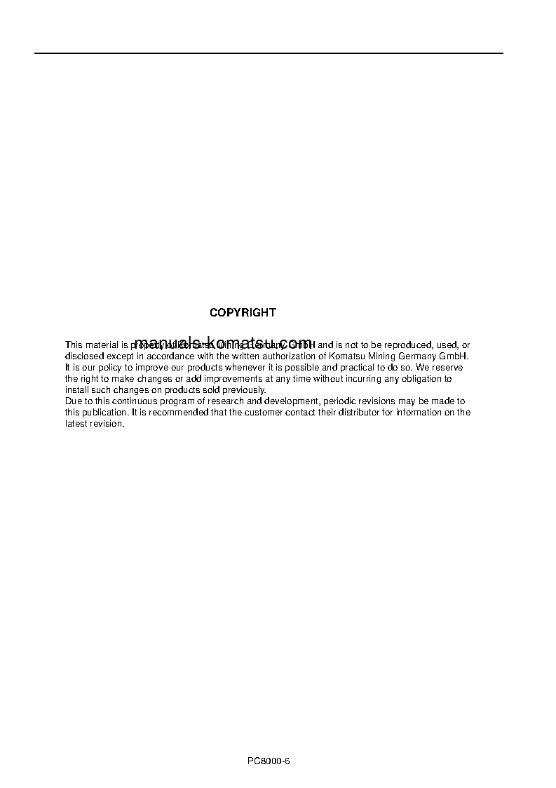 Protected: PC8000E-6(DEU) S/N 12090 Operation manual (English)