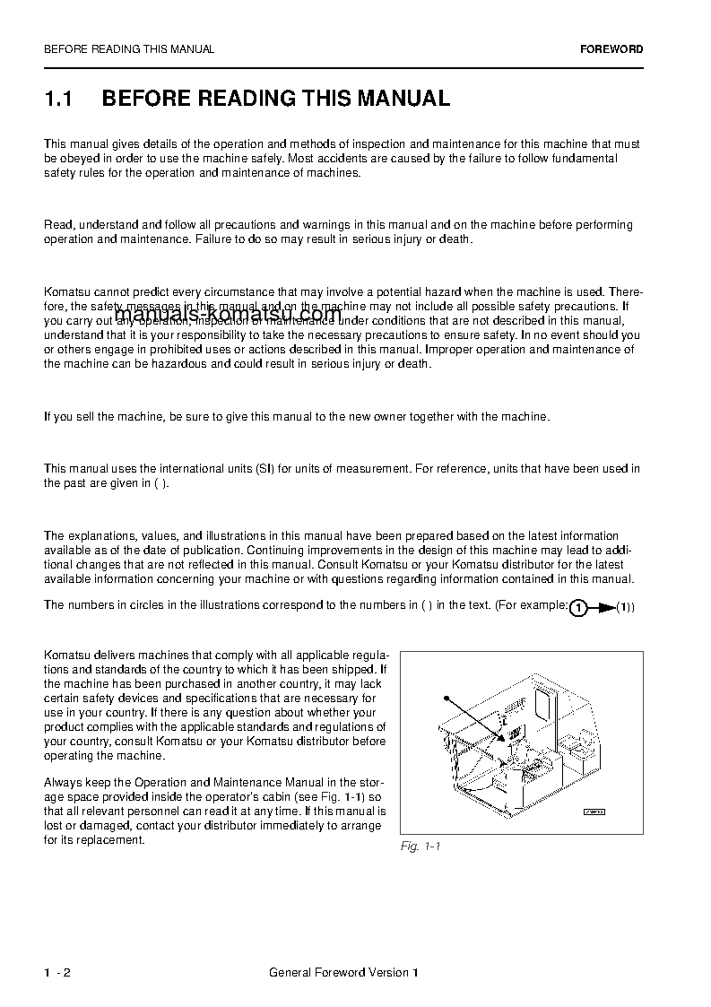 Protected: PC8000E-6(DEU) S/N 12090 Operation manual (English)