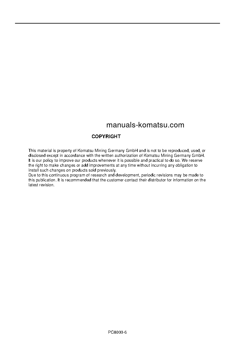 Protected: PC8000E-6(DEU) S/N 12091 Operation manual (English)