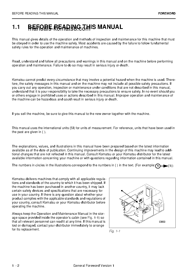 Protected: PC8000E-6(DEU) S/N 12091 Operation manual (English)