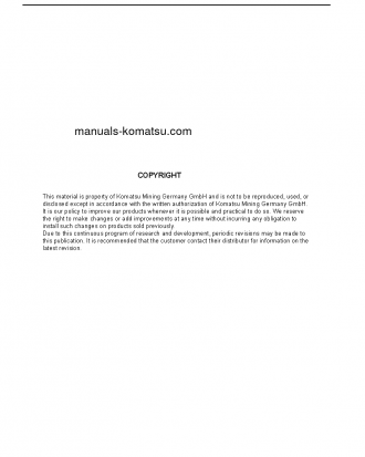 PC8000E-6(DEU) S/N 12100-12100 Operation manual (English)