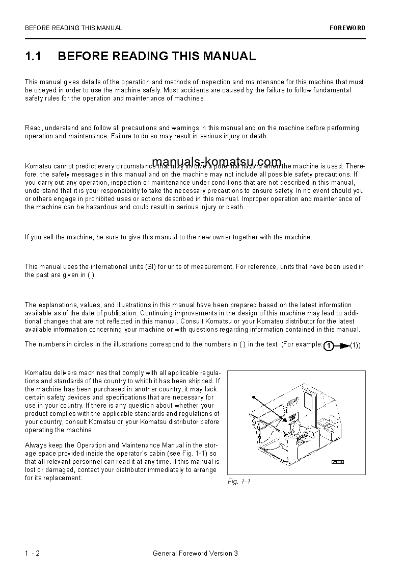 Protected: PC8000E-6(DEU) S/N 12100-12100 Operation manual (English)
